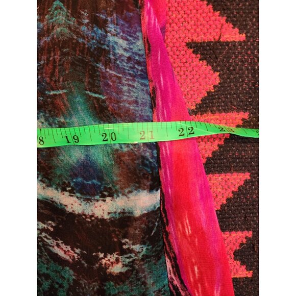 City Chic Womens Multicolor Butterfly V-Neck Flowy Tunic M 100% Polyester - Picture 12 of 13